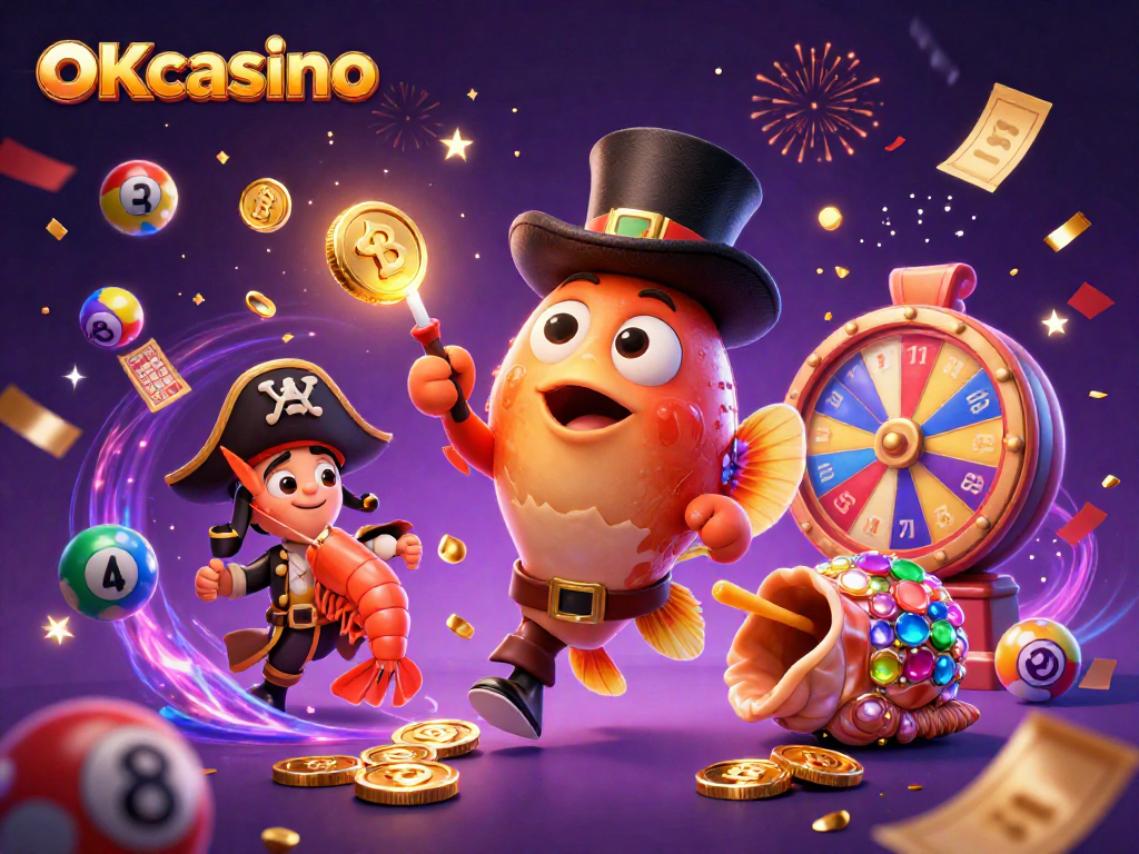 OKcasino นำเสนอภาพเสมือนจริงของเกมคาสิโนที่มีความสนุกสนานและน่าตื่นเต้น