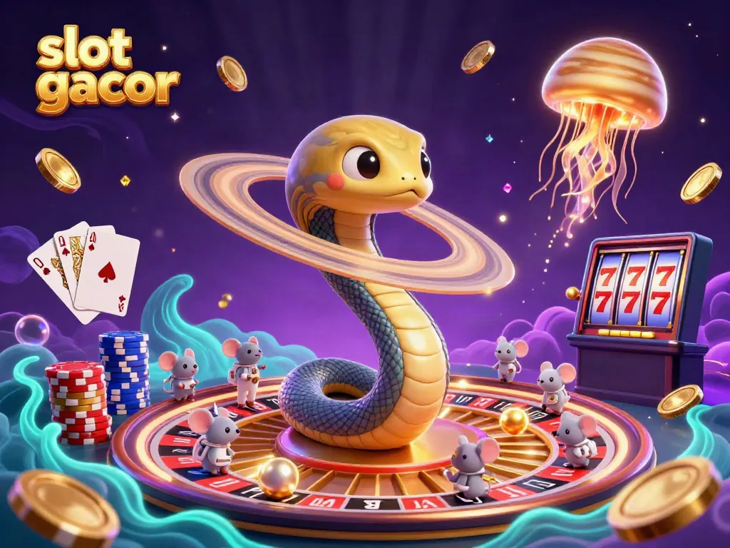 An engaging scene highlighting players enjoying slot gacor with vibrant characters and dynamic casino elements.