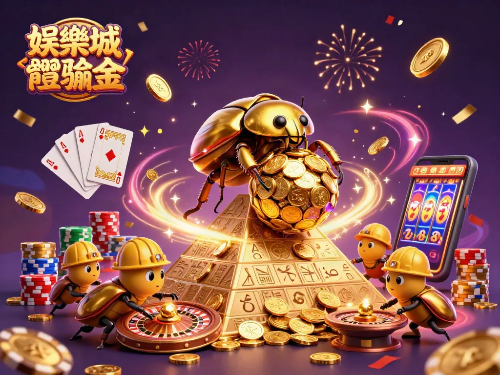 免費領取娛樂城體驗金，體驗多樣遊戲，盡享刺激與樂趣的場景