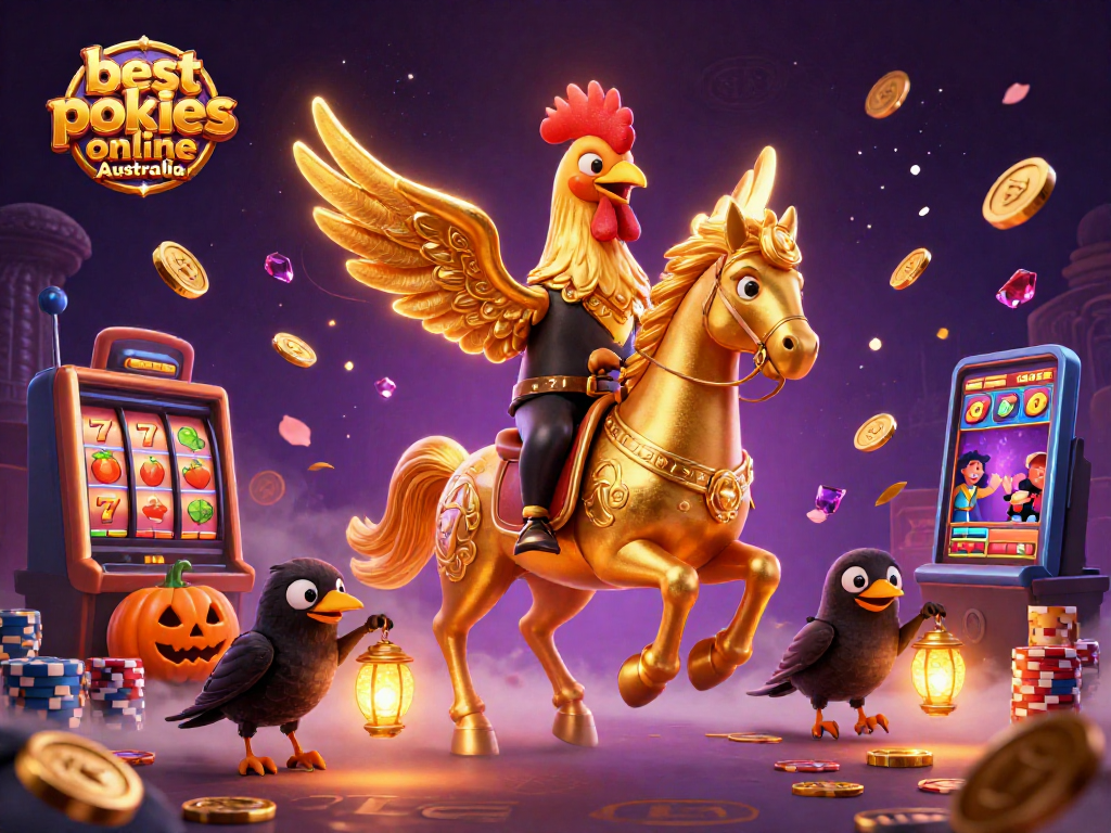 Experience the excitement of the best pokies online Australia with golden roosters and casino thrills.