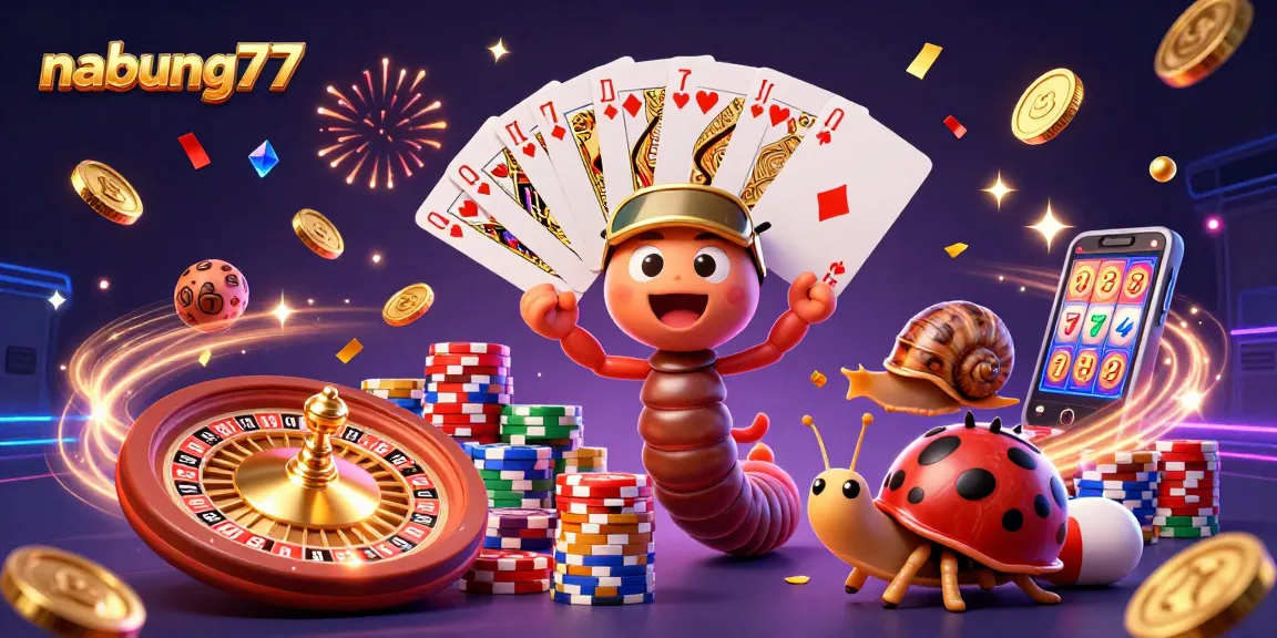 Join the thrill at nabung77 with colorful casino characters, dazzling gems, and dynamic game elements!