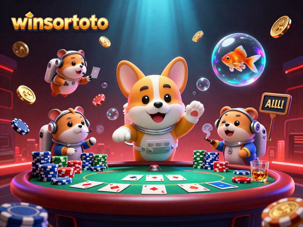 Menangkan keseruan permainan dengan winsortoto di kasino luar angkasa, mengejar kemenangan sambil bermain kartu.