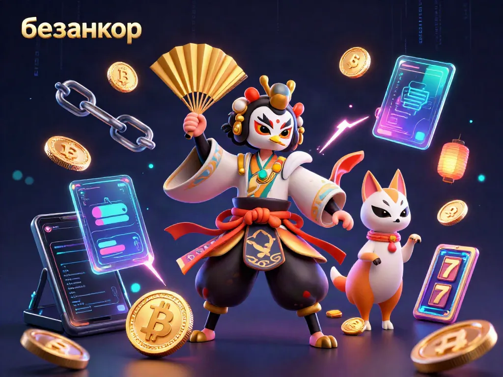 Engage in thrilling casino action with безанкор 3D characters, glowing coins, and vibrant slot reels.