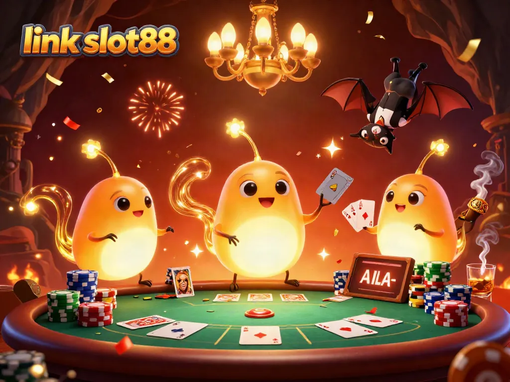 Mengalami keseruan bermain link slot88 dengan karakter unik di kasino bergaya gua yang menerangi suasana!