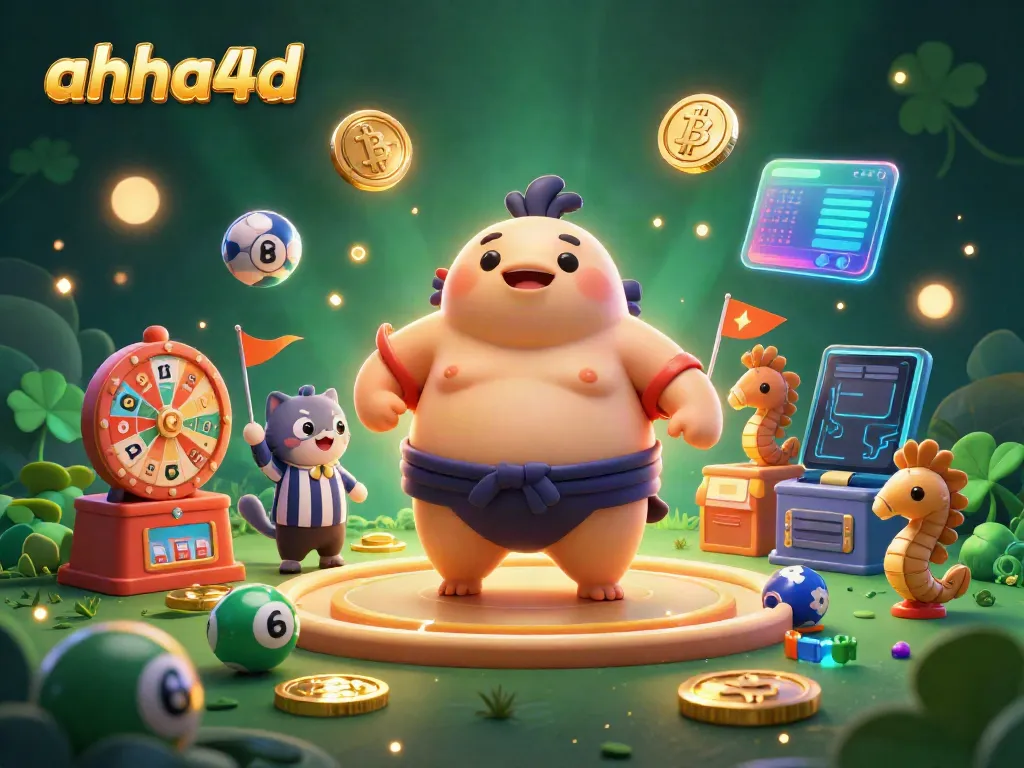 Engage with ahha4d's thrilling lottery action featuring vibrant underwater scenes and exciting game elements.
