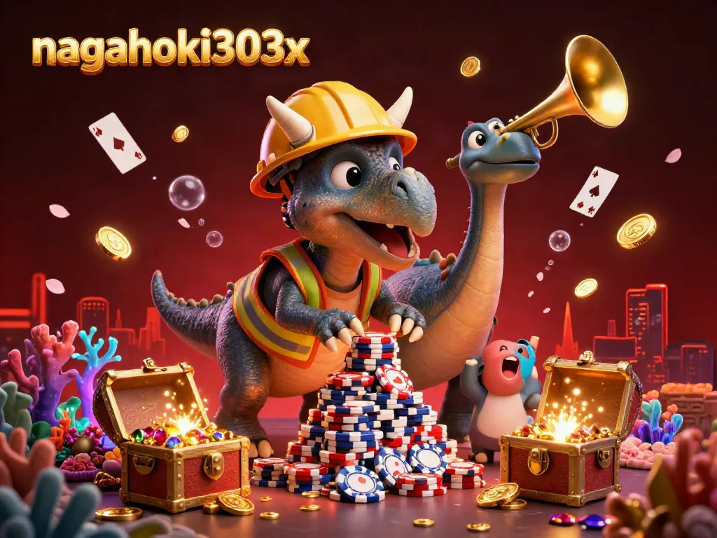 Menangkan permainan di nagahoki303x dengan suasana kasino yang meriah dan karakter unik.