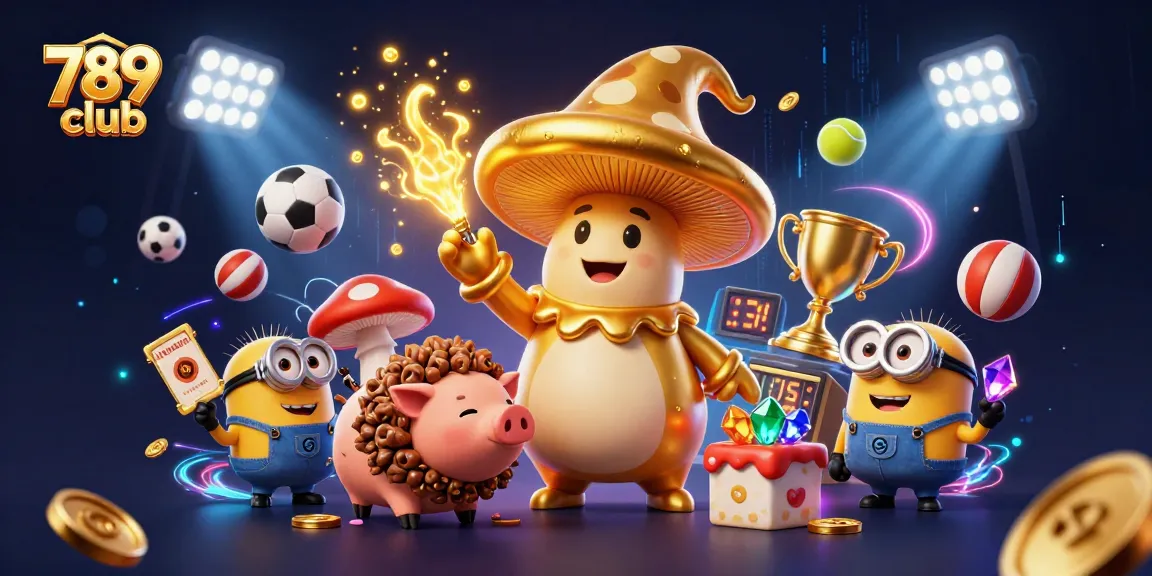 Experience thrilling gameplay at 789 club with dynamic sports elements in a vibrant 3D scene.