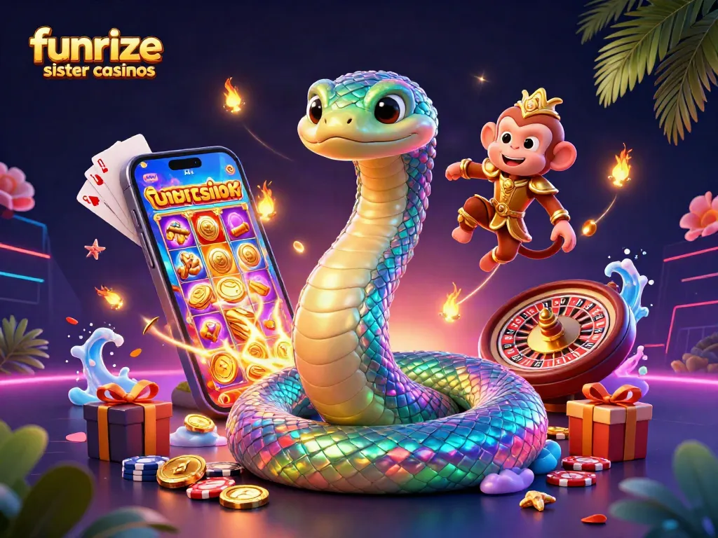 Experience funrize sister casinos with vibrant slot games and dynamic gaming elements in 3D.