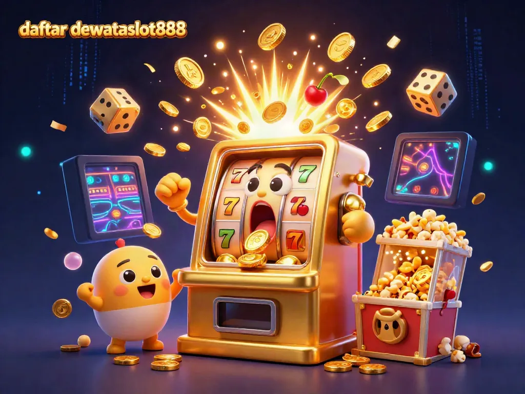 Permainan seru dan menang di daftar dewataslot888 dengan mesin slot dan jackpot coins.